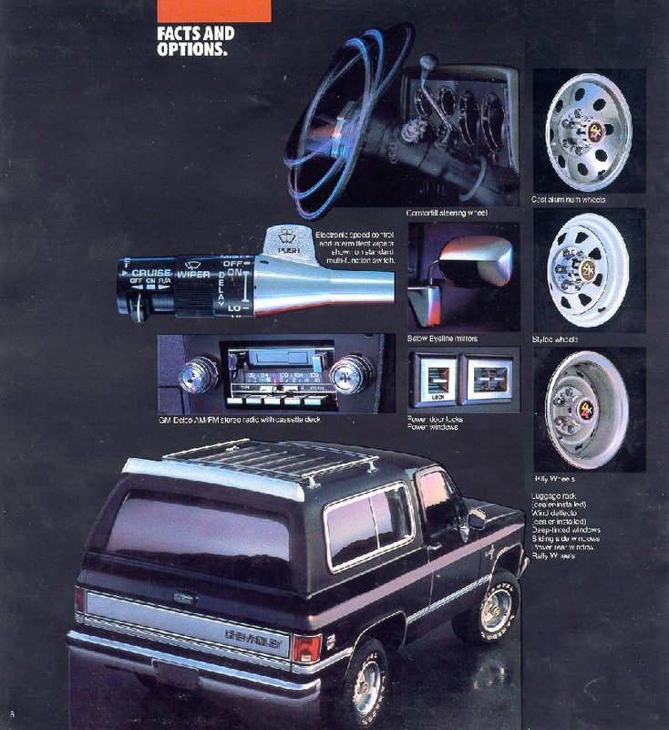 1985 Chevrolet Blazer Brochure Page 8